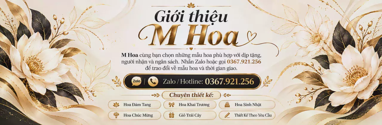 Ảnh bìa Shop hoa tươi Xã Tân Xuân Vĩnh Long - Một món hoa, nhiều điều muốn nói